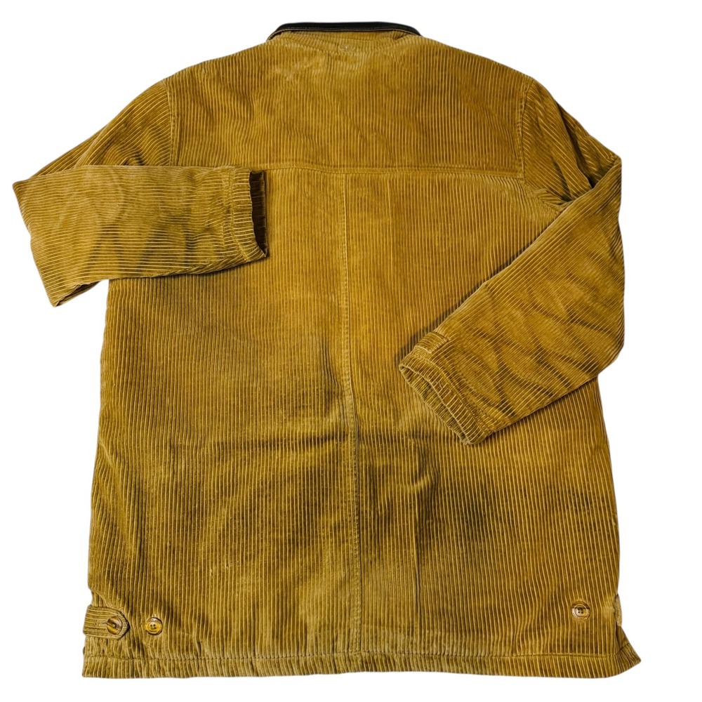 Timberland Mens Corduroy Sherpa Lined Trucker Chore Barn Jacket Brown Size Large - Picture 7 of 11